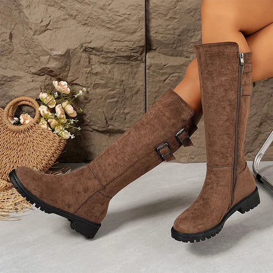 Ariadna - Botas altas con cremallera lateral