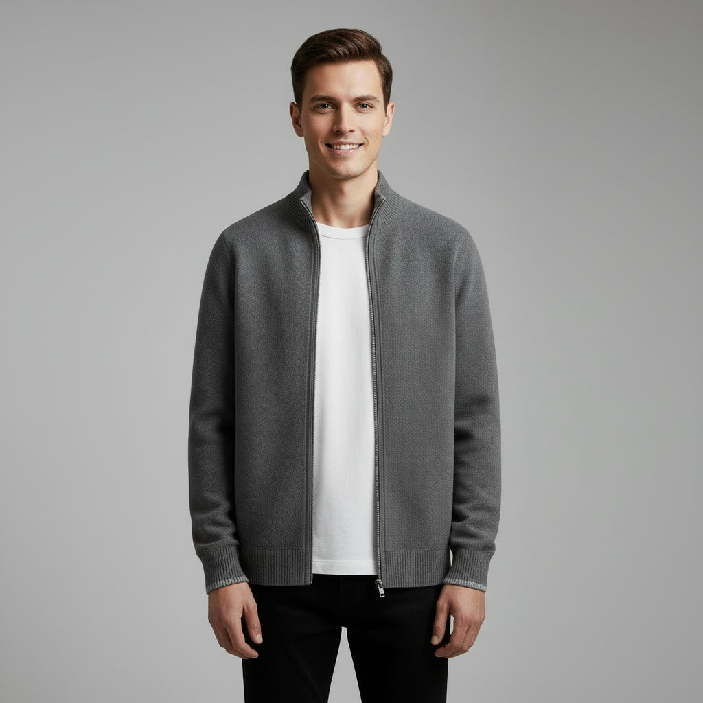 Rossi | Chaqueta de punto con cremallera
